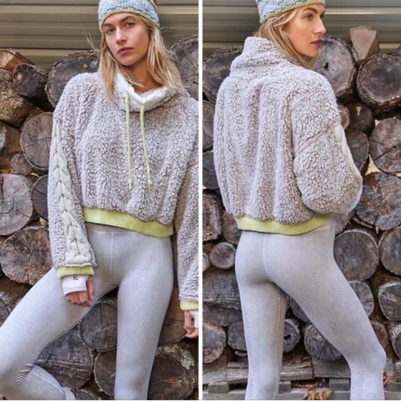 Free People Movement Good Karma Ice Grey Leggings XS/S NEW - Picture 6 of 15